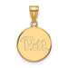 SS w/GP University of Pittsburgh Medium Disc Pendant