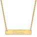 14ky Miami University Miami Bar Necklace