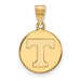 SS w/GP University of Tennessee Medium Volunteers Disc Pendant