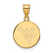 14ky West Virginia University Medium Disc Pendant