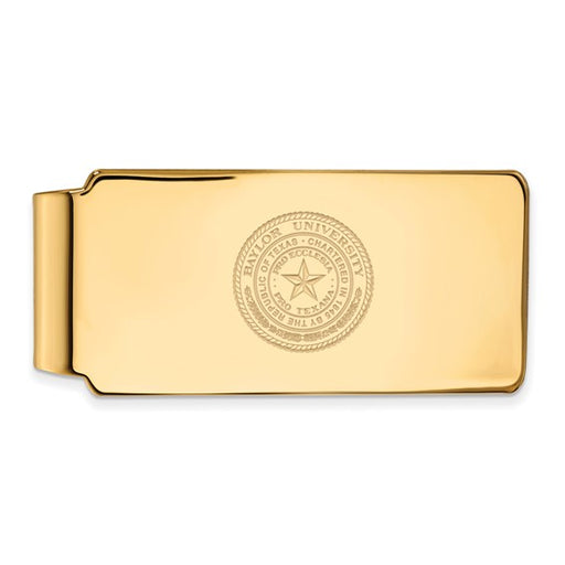 SS w/GP Baylor University Money Clip Crest