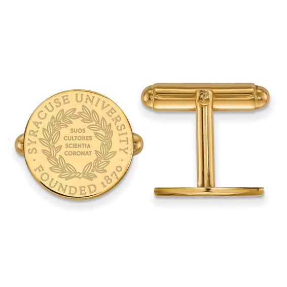 14ky Syracuse University Crest Cuff Links