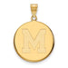 10ky University of Memphis M Large Disc Pendant