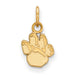 14ky University of Pittsburgh XS Pitt Paw Pendant