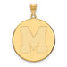 10ky University of Memphis M XL Disc Pendant