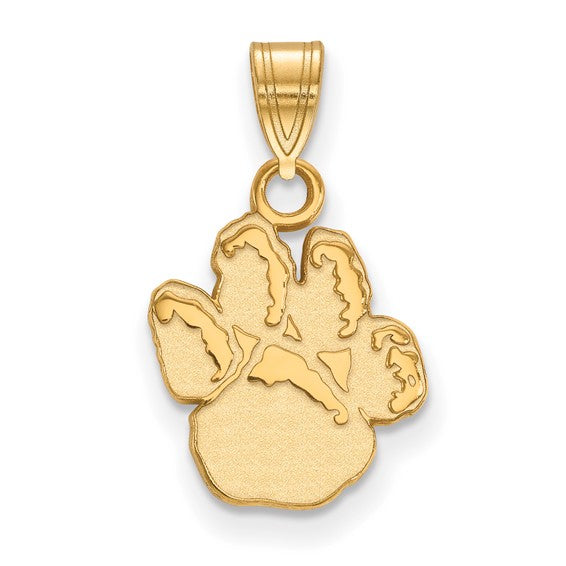 10ky University of Pittsburgh Small Pitt Paw Pendant