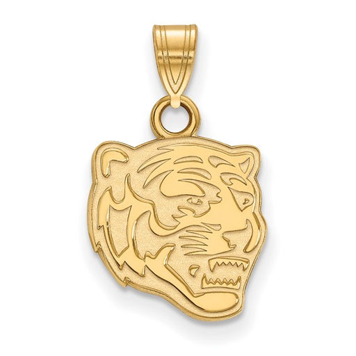 10ky University of Memphis Small Tiger Head Pendant