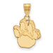 14ky University of Pittsburgh Medium Pitt Paw Pendant