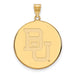 10ky Baylor University XL Baylor Head Disc Pendant