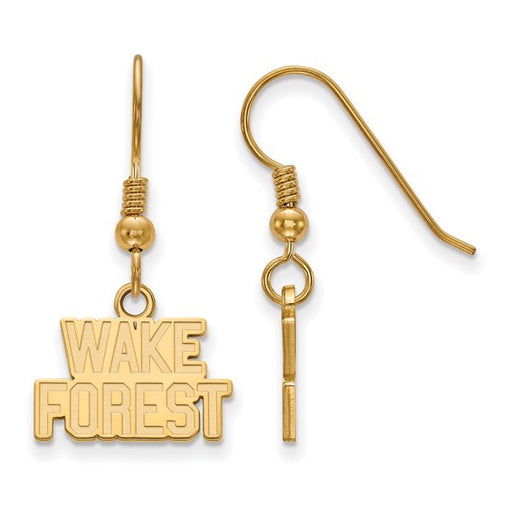 SS w/GP Wake Forest University XS WF w/deacon Dangle Earrings