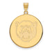 10ky Baylor University XL Alt Baylor Head Disc Pendant