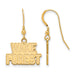 SS w/GP Wake Forest University Small WF w/deacon Dangle Earrings