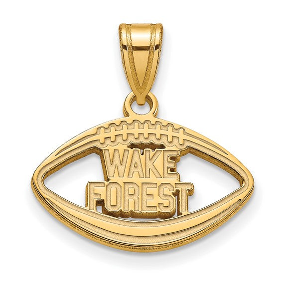 SS w/GP Wake Forest University Deacon Pendant in Football