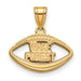 SS w/GP Wake Forest University Deacon Pendant in Football