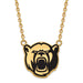 SS w/GP Baylor U Large Enamel Pendant w/Necklace