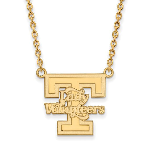 10ky University of Tennessee Large Lady Volunteers Necklace