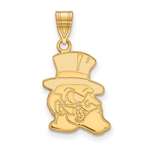 14ky Wake Forest University Large Deacon Pendant