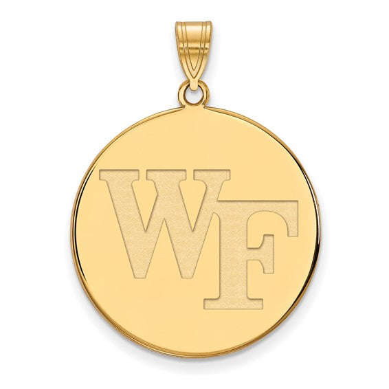 10ky Wake Forest University XL WF Disc Pendant