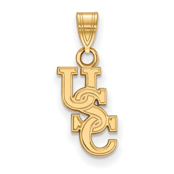 14ky University of South Carolina Small U-S-C  Pendant