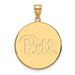 SS w/GP University of Pittsburgh XL Pitt Disc Pendant