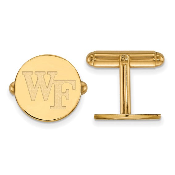 14ky Wake Forest University WF Cuff Links