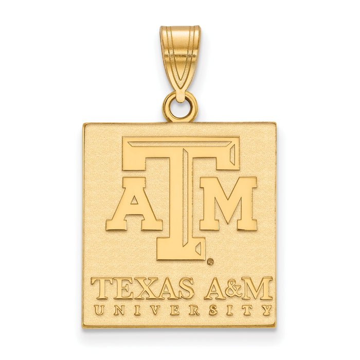 14ky Texas A and M University Large Pendant