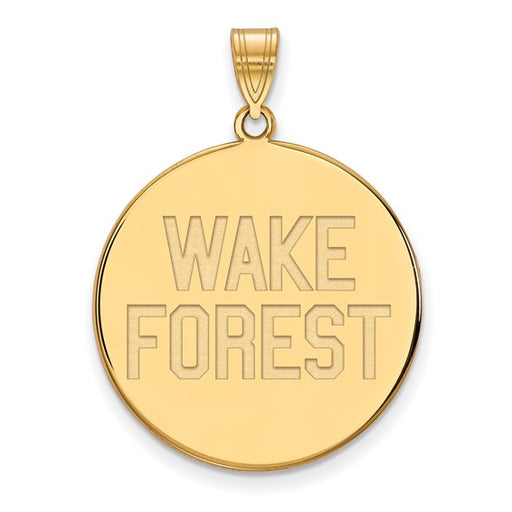 10ky Wake Forest University XL WF w/deacon Disc Pendant