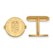 14k Gold LogoArt Texas Tech University Crest Cuff Links