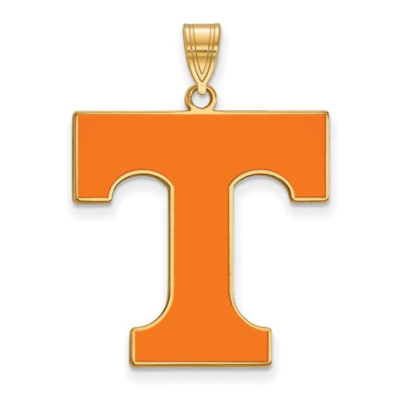 SS w/GP University of Tennessee XL Enamel Volunteers Pendant