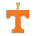 SS w/GP University of Tennessee XL Enamel Volunteers Pendant