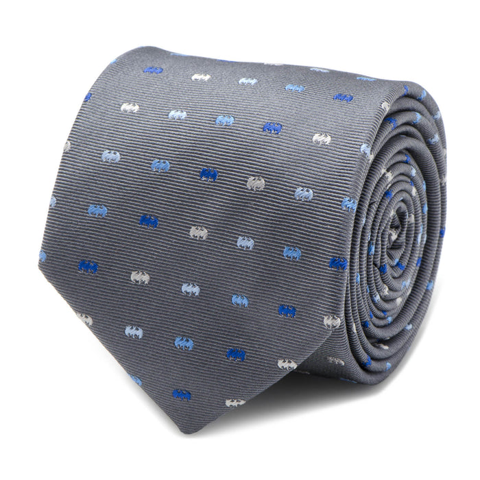 Batman Icon Gray Mens Tie