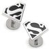 Superman Black Onyx Stainless Steel Cufflinks