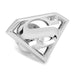 Stainless Steel Superman Lapel Pin