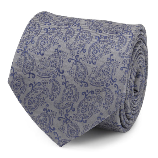 Donald Duck Paisley Gray Men's Tie