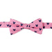 Mickey Silhouette Pink Dot Pre-tied Bow Tie