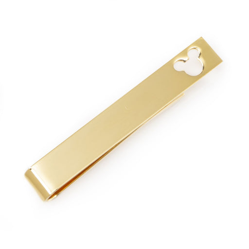 Mickey Mouse Cut Out Gold Tie Bar