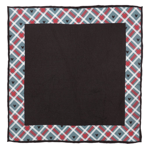 Mickey Mouse Holiday Plaid Pocket Square