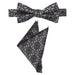 Mickey Mouse Damask Pocket Square and Bow Tie Gift Set