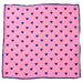 Mickey Mouse Dot Pink Pocket Square