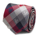 Mickey Mouse Red and Blue Plaid Men's Tie