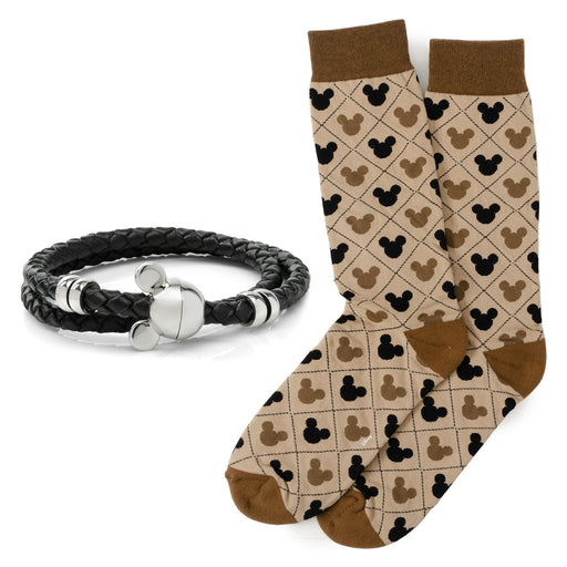 Mickey Silhouette Sock and Bracelet Gift Set