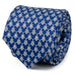 Mickey Silhouette Pattern Dot Blue Tie