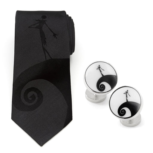 Jack Skellington Necktie and Cufflinks Gift Set