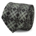 Winnie The Pooh Green Black Plaid Men's Tie