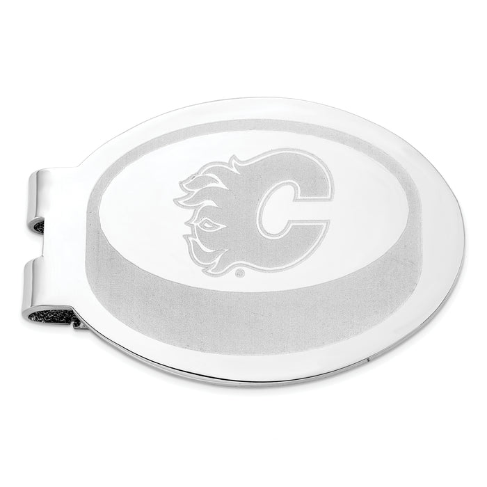 NHL Calgary Flames Engraved Logo Money Clip