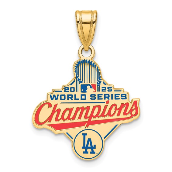 GP 2025 World Series Champions Los Angeles Dodgers Large Enamel Pendant