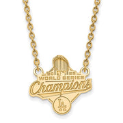GP 2025 World Series Champions Los Angeles Dodgers Large Pendant w/ Necklace