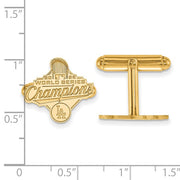 GP 2025 World Series Champions Los Angeles Dodgers Cufflinks showing measurements