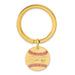 Gold-plating over Sterling Silver James JIM Thome Hall of Fame Signature Epoxy Baseball Keychain