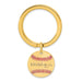 Gold-plating over Sterling Silver Mike Mussina Hall of Fame Signature Epoxy Baseball Keychain
